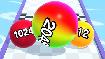 BALL RUN 2048 🎱💕- All Levels Gameplay Android, iOS v.80