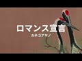 ロマンス宣言: カネコアヤノ romansu sengen: ayano kaneko (lyrics english translation)