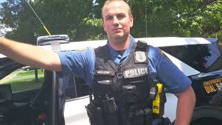 Rochelle Park NJ Police Parked On The Sidewalk Asked To Move & Complies. #1stAmendment #NoID #Police