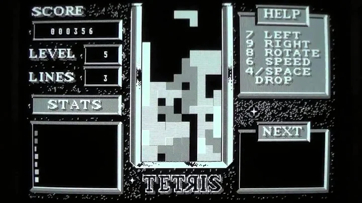 Monochrome ST Games: Tetris
