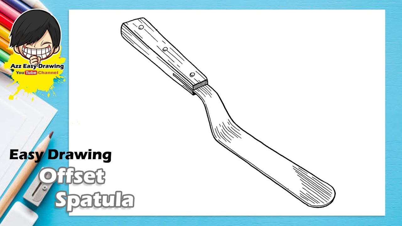 Easy Drawing Offset Spatula YouTube