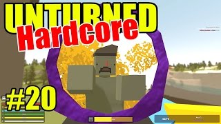 Unturned HARD Mode - Deadzone MEGA Zombie!! - Ep. 20 (Overgrown 3+ Map)