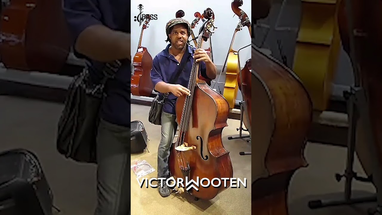 Upright Bass Solo | Victor Wooten #victorwooten @ChamisBass #uprightbass #shorts #chamisbass