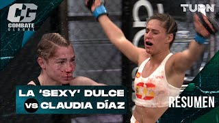 ¡CASTIGO BRUTAL! Claudia Díaz destrozó con sus golpes a la ‘Sexy’ Dulce | COMBATE GLOBAL | TUDN
