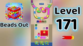 Beads Out Level 171  Walkthrough 🧩✨ | Tricky Bead Puzzle Solution | Go Answer
