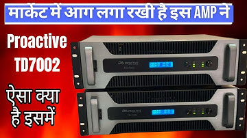 Proactive TD7002 7000w td class power amplifier review | Proactive amplifier | TD7002 amplifier