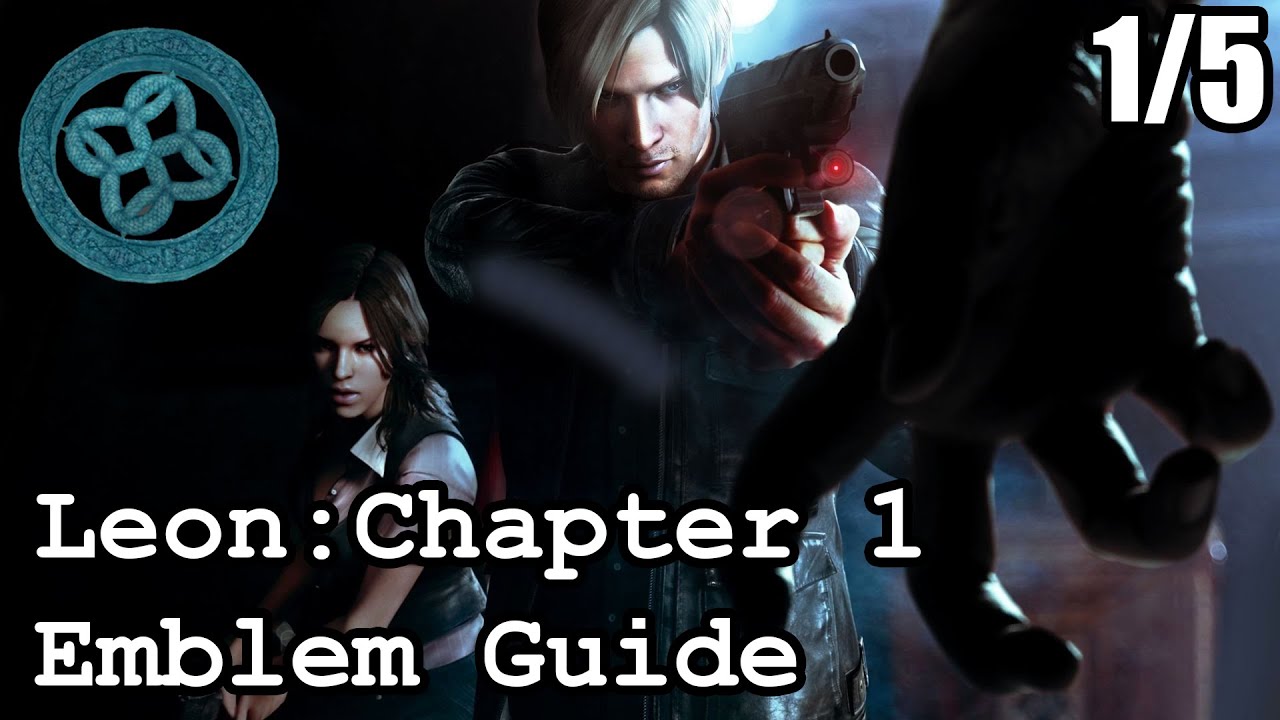Serpent Emblem Locations 1/5 [Leon Chapter 1] Resident Evil 6