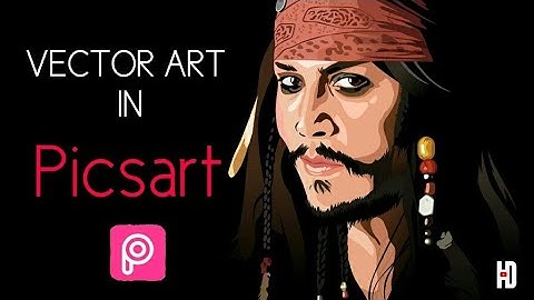 How to make a vector art on Android in picsart editing tutorial by insane dude