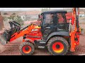 The tractor excavator jcb 3cx loader work  excavator operator skill