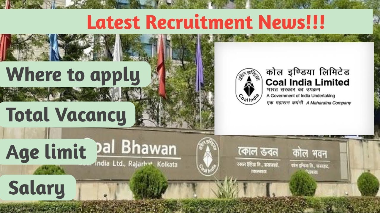 CIL Vacancy out 2023| Coal India Recruitment| Gate latest Updates|Gate 2024| Management Trainee