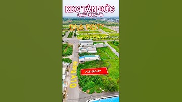 chính chủ cần bán gấp lô đất mặt tiền đường A10 kdc tân đức | đức hòa