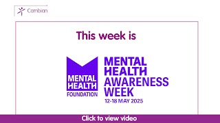 Introduction to Mental Health Awareness Week