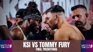 KSI VS TOMMY FURY - FINAL PREDICTIONS: MEDIA SPOTLIGHT UK