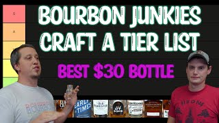 Bourbon Junkies $30 Tier List! We rank some of our favorite cheap bottles.