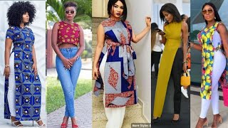ANKARA TOPS ON (JEANS)TROUSERS|AFRICAN FASHION 2021|ANKARA DRESSES