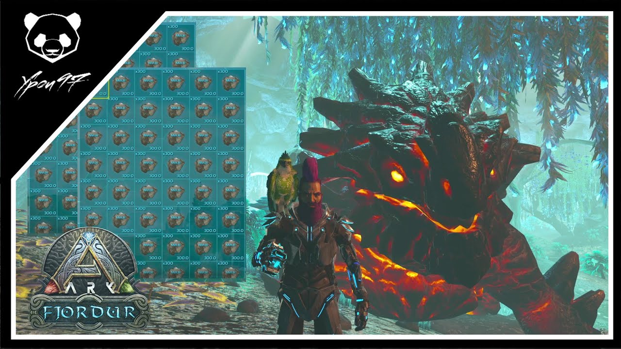 Best Metal Farming Location And Easy Farming Method In Fjordur | ARK: Survival Evolved