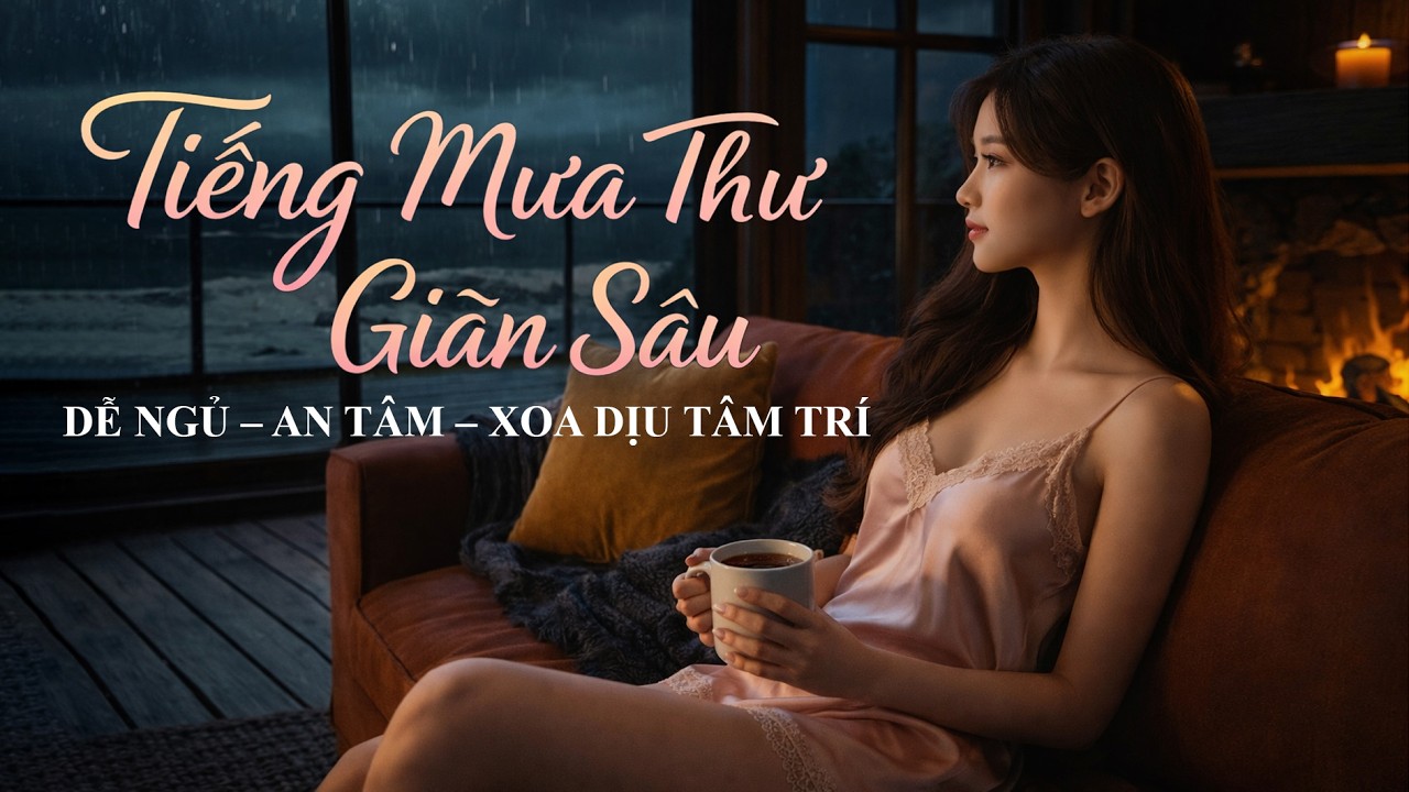 Tiếng Mưa Thư Giãn Sâu | Dễ Ngủ – An Tâm – Xoa Dịu Tâm Trí