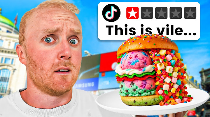 Ik heb virale Tiktok-voedingsmiddelen geprobeerd! (Londen)