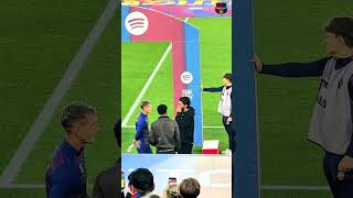 Lamine Yamal avec Ferran Torres et Dani Olmo au Camp Nou 😍😍