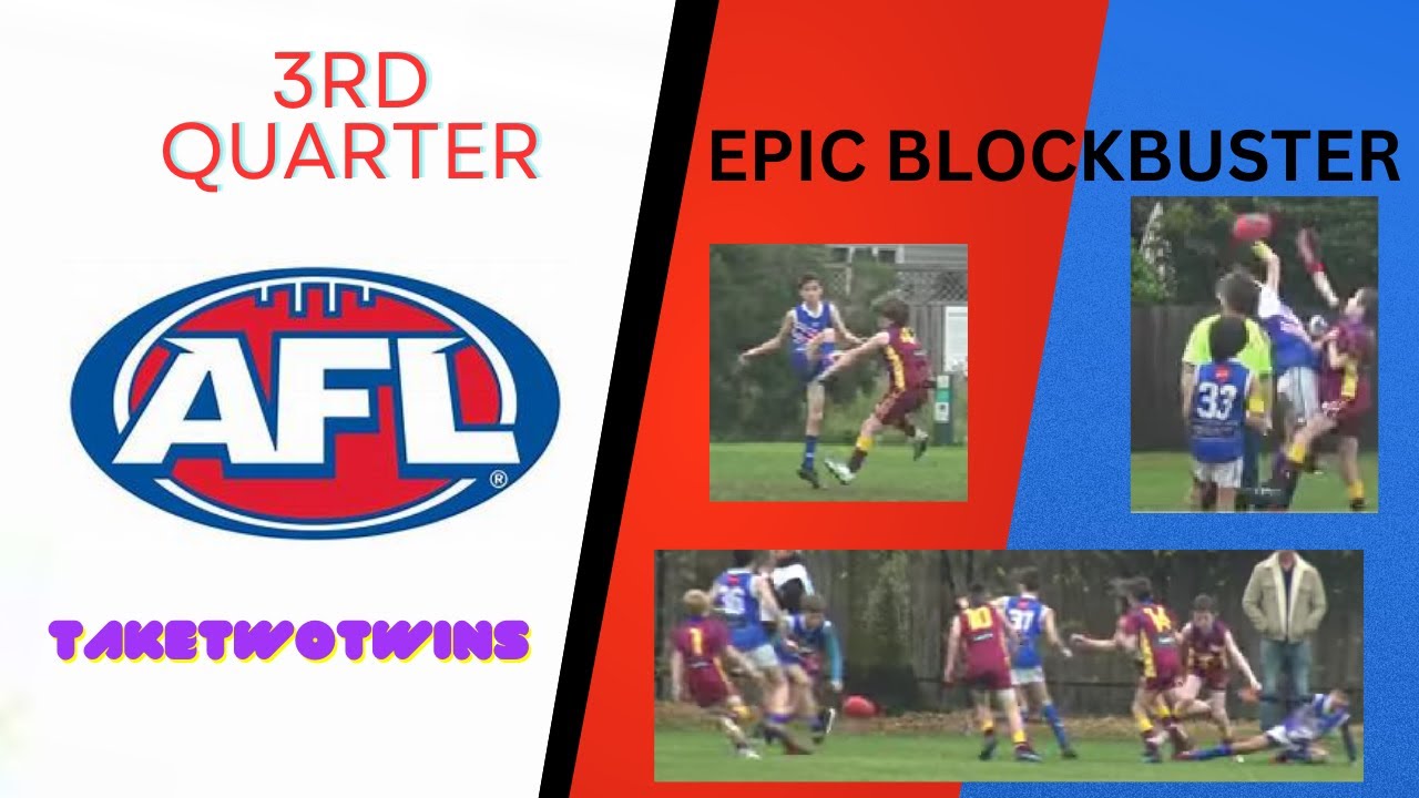 Q3 : U10 AFL Biggest Blockbuster EVER! Malvern Knights take on the Murrumbeena Mites