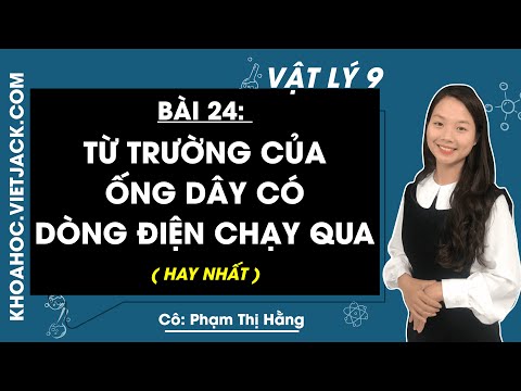 Video Vật lí 9 - Bài 24 - Từ trường của ống dây có dòng điện... - youtube