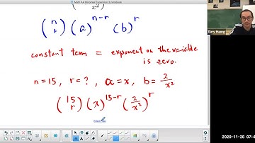 How to find the constant term in a binomial expansion?