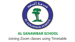 Access Zoom Class Using Timetable  - By Buti Alhameli screenshot 1