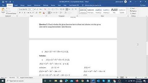 Assignment MTH101 (Fall 2020)