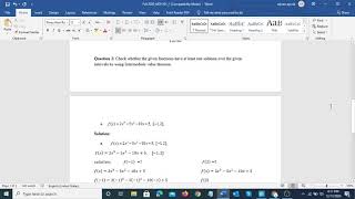 Assignment MTH101 (Fall 2020)