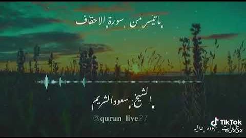 ووصينا الإنسان بوالديه إحسانا قرآن كريم للشيخ سعود الشريم حالات واتساب