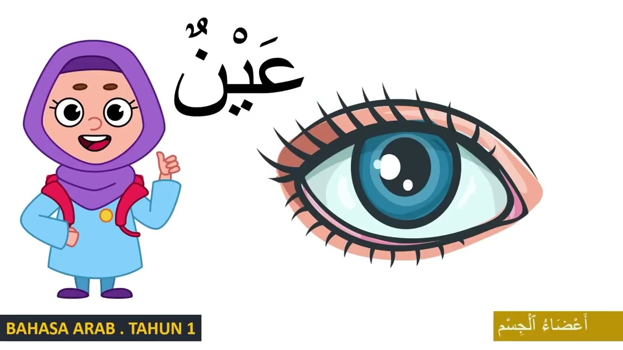 ANGGOTA TUBUH . BAHASA ARAB . TAHUN 1