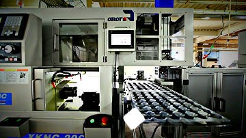 High Precision CNC Lathe: XKNC-20GL with automated parts loading/unloading system