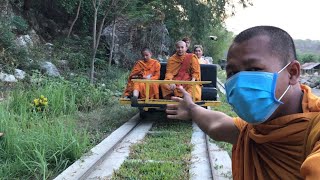 WONDERFUL DAY ! Let’s Start Riding BAMBOO TRAIN With Me At Banan Temple Battambang,Cambodia