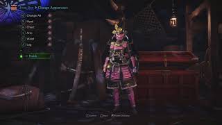 How to Equip Samurai Outfit - Monster Hunter World