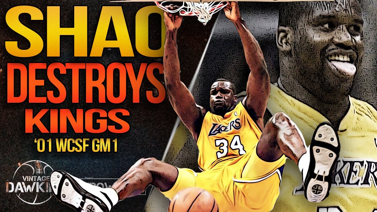 Shaq Opens Up The 2001 WCSF vs Kings With a MONSTER 44 Pts, 21 Rebs, 7 Blks Performance 😱🐐