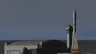KSP - Soyuz 7K-T-AF Cinematic - RSS | RVE | RO