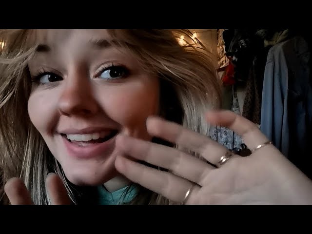 spiders crawling up your back // gentle whispers and hand movements ASMR
