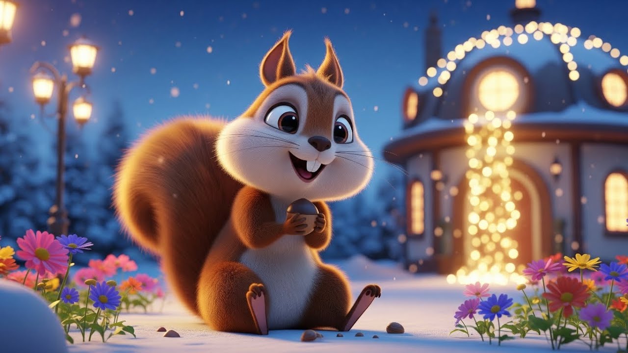 🌰🐿️ Squirrel Nut Song | Fun Kids Rhyme & Learning Poem 🎶✨