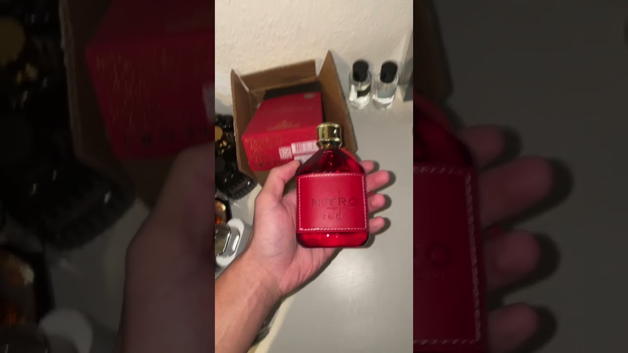 trying nitro red cologne for the first time 
