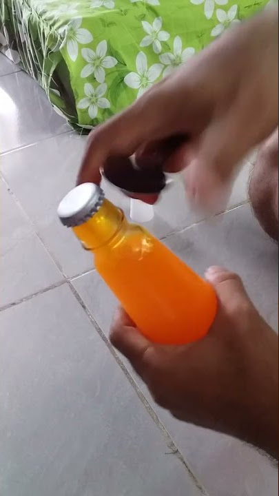 Cara Buka Tutup Syrup cuma Pakai SENDOK. / open the bottle cap with a spoon