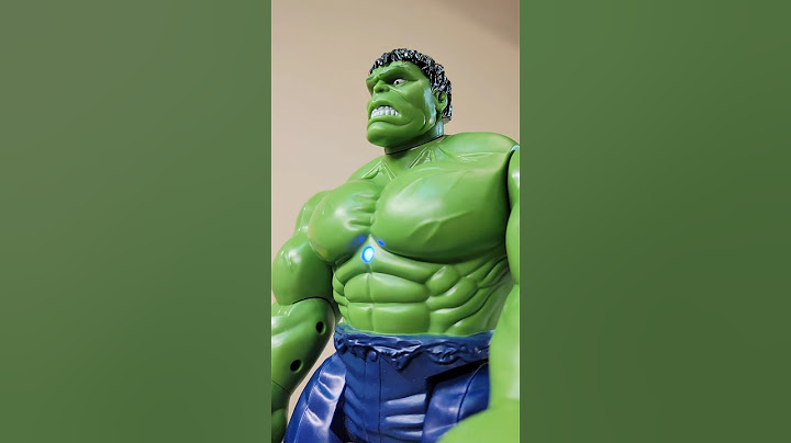 Incredible Hulk Marvel Action Figures ASMR