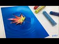 oil pastel drawing_maple for beginner 오일파스텔로 단풍잎그리기/초보자/쉬운 그림