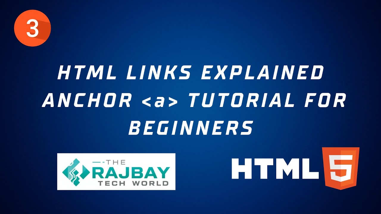 HTML Tutorial: How to add links to your website | Anchor Tag Tutorial ...