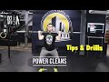 Power cleans tips  drills  movement w crossfit dtsa