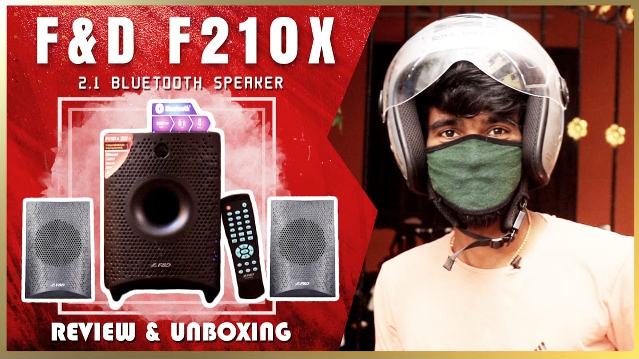 Cheap & Best 2.1 Bluetooth Speaker | F&D F210X | Unboxing, Review & Sound Test | Madras42