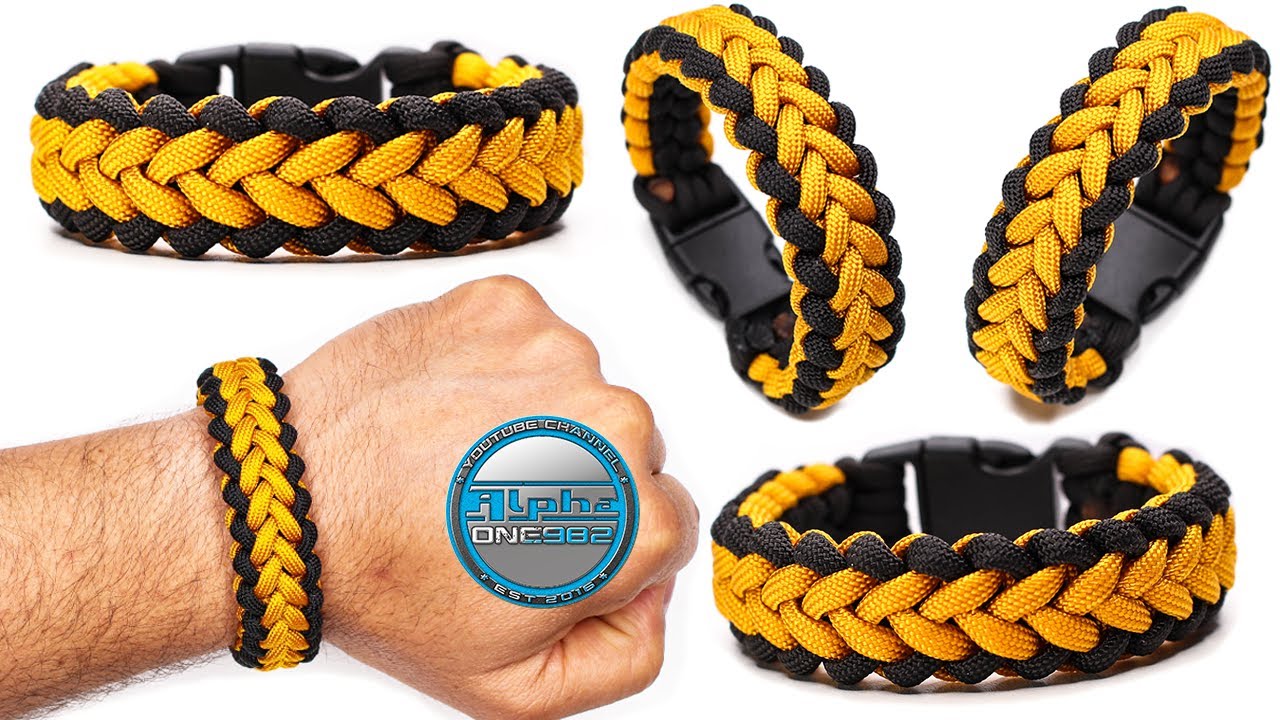 Learn How to Make Paracord Bracelet Black Prince Paracord Knot