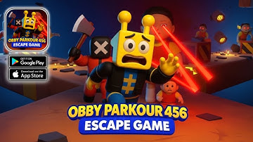 Obby Parkour 456: Escape Game - Full Gameplay Walkthrough (Android,IOS)