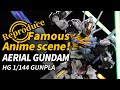 HAND MADE EFFECT PARTS! I reproduce FAMOUS ANIME SCENE with AERIAL GUNPLA! [the Witch from Mercury]