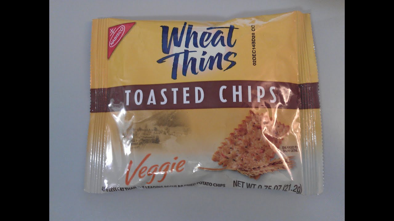 Wheat Thins Toasted Chips Veggie Mayor's Review YouTube