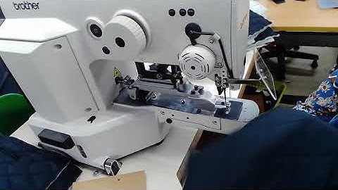 Metal patch attach by bartack machine